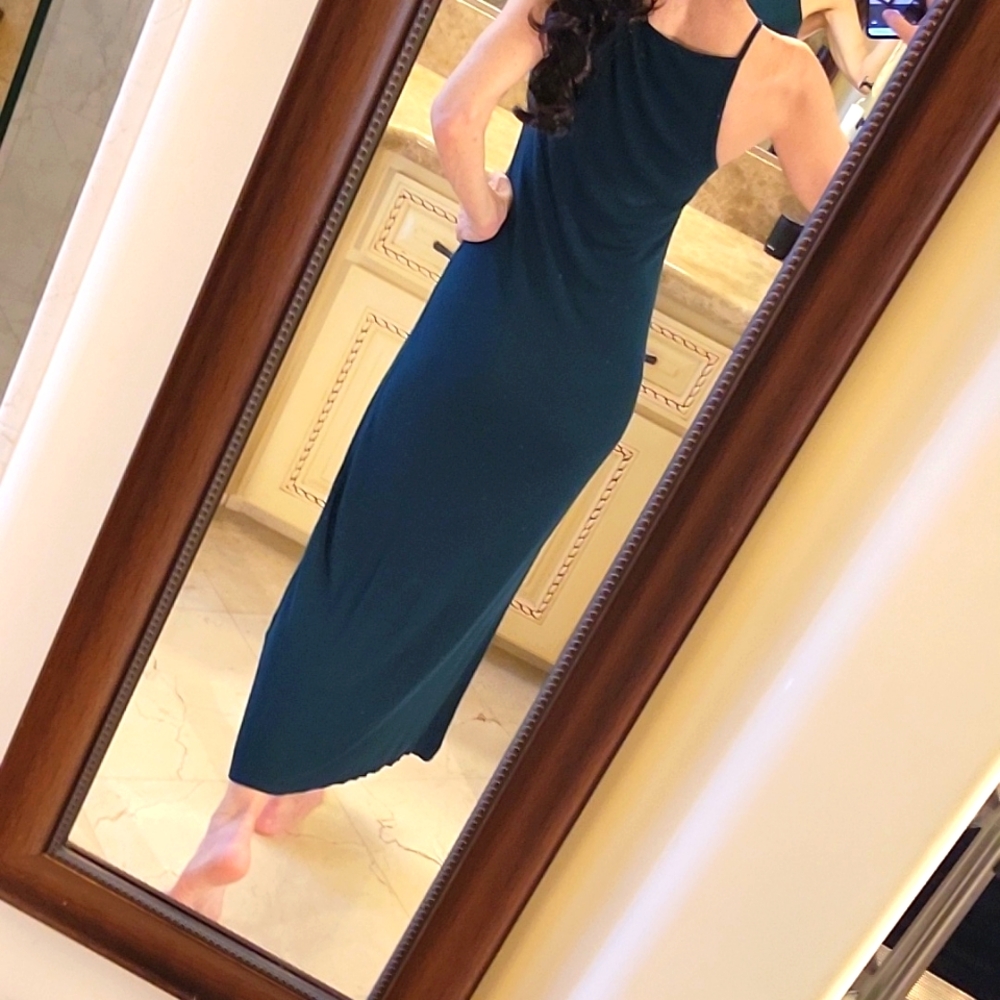 Forever 21 Rich Team Cami Micro-Ribbed Maxi Dress, M - Picture 6 of 16